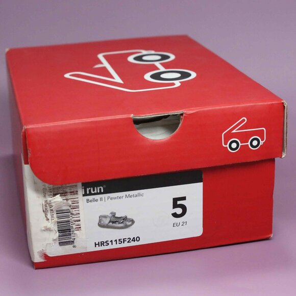 NEW!   See Kai Run Belle II Mary Janes in Pewter Metallic, Size 5 - Picture 9 of 9